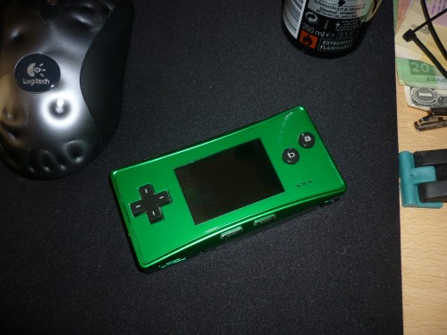 Game Boy Micro in the office